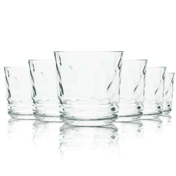 6x Laphroaig glass 0,31l contour whiskey tumbler glasses...