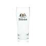 6x Pülleken Glass 0,3l Beer Glasses Goblet Mug Stange Helles Brewhouse Veltins