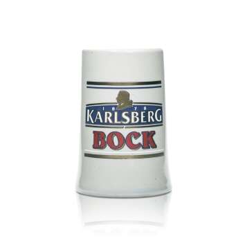 Karlsberg Bier Glas 0,5l Ton Krug Bock Humpen Seidel...