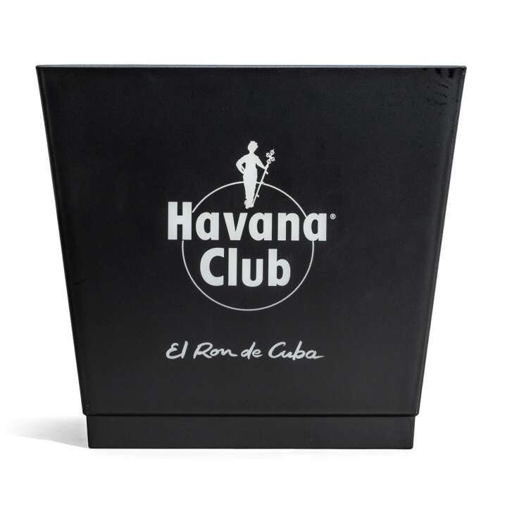 Havana Rum Cooler LED Ice Cube Tray Rechargeable Ice Box Icecube Black 4-sided