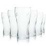 6x Coca Cola glass 0.5l contour soft drink soda mug glasses gastro pub bistro