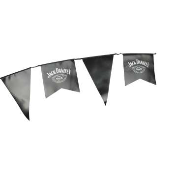 Jack Daniels Whiskey Pennant Black Chain Flag Room Party...
