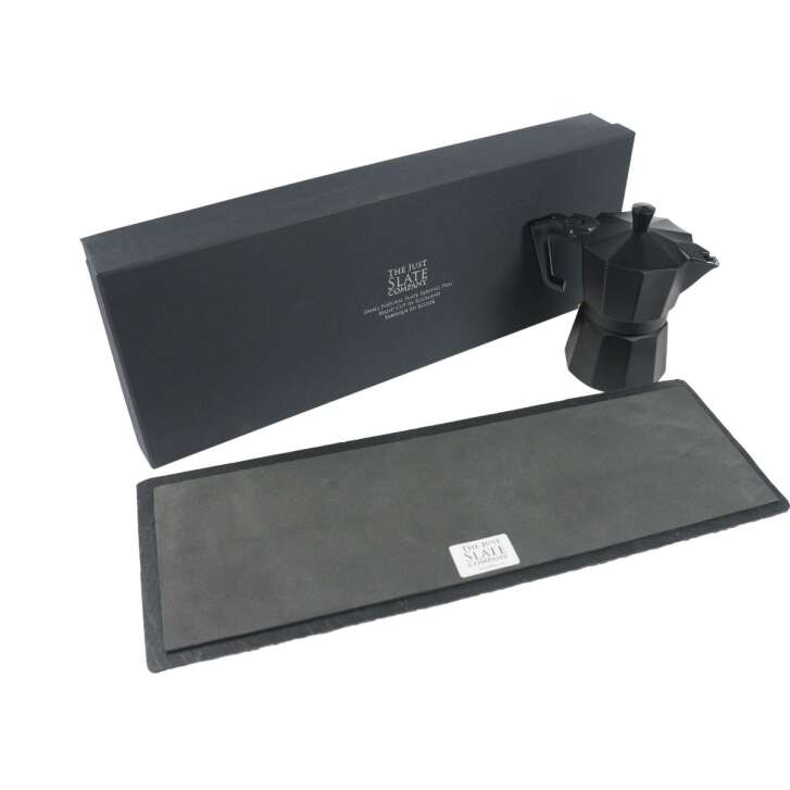 Glenmorangie Espresso Coffee Pot with Slate Tray & Pot Signet Serve