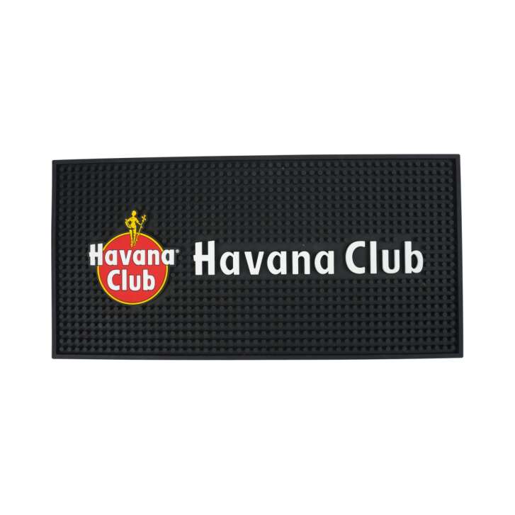 Havana Club Bar Mat 45x22 cm Black Rubber Service Mat Counter