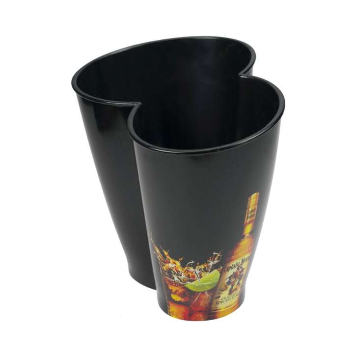 Captain Morgan Cooler Ice Bucket Black for Bottles Drinks Captain & Cola