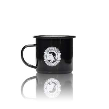 1x Thomas Henry Mixer glass metal cup black mug