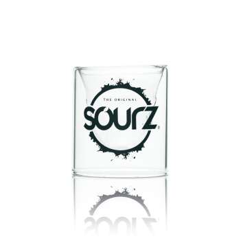 Sourz shot glass 2cl short tumbler glasses skull skull...