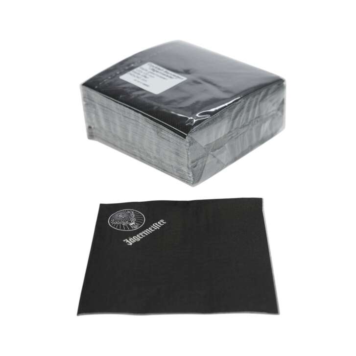 50x Jägermeister Napkins Paper Drip Protection 24x24cm Gastro Events Parties