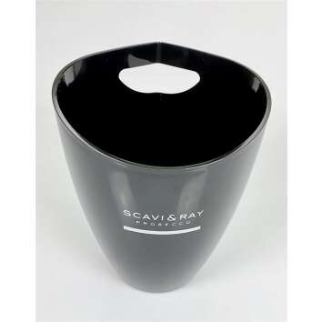 1x Scavi & Ray champagne cooler single black with...