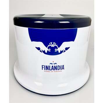 1x Finlandia Vodka cooler 10l blue/white