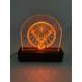 1x Jägermeister liqueur LED board small sign with wooden base 20 x 20