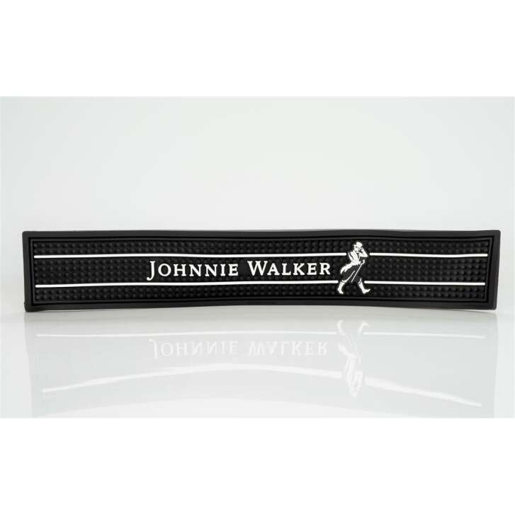 1x Johnnie Walker whiskey bar mat black 53 x 9 x 1