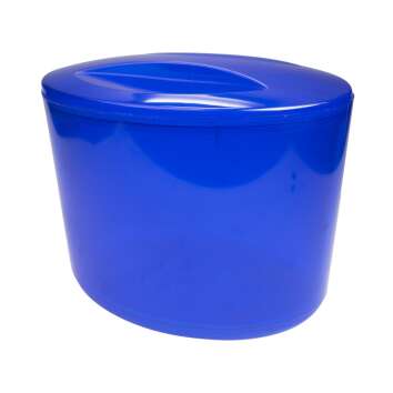 Cooler Bottle cooler Ice container Blue with lid Beverage...
