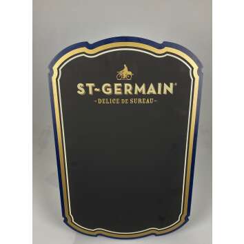 1x St. Germain liqueur chalkboard blue with display stand