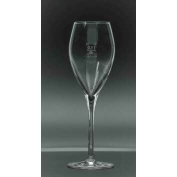 6x Veuve Clicquot Champagne glass flute, pot-bellied...