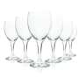 6x Apollinaris glass 0.2l flute goblet stemmed glasses mineral water sparkling water Gastro