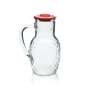 Granini carafe jug glass 1.5l contour relief lid juice water drinks gastro