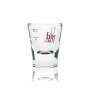 6x Jim Beam shot glass 4cl short tumbler whiskey glasses Red Stag Gastro Pub