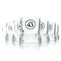 6x Licor 43 shot glass 4cl mini jug short tumbler shot glasses gastro liqueur 43