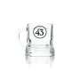 6x Licor 43 shot glass 4cl mini jug shot glasses Gastro liqueur 43