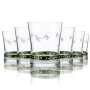 6x Feigling Glass 0.24l Long Drink Cocktail Tumbler Glass Set Party Schnapps