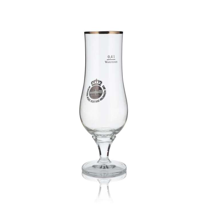 Warsteiner glass beer glasses Beer glasses Exclusive trophy, bulbous beer glass 0.4 l