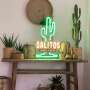 1x Salitos beer LED sign neon cactus 46,5 x 73 x9