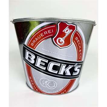 1x Becks beer bucket cooler metal 10l
