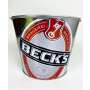 1x Becks beer bucket cooler metal 10l