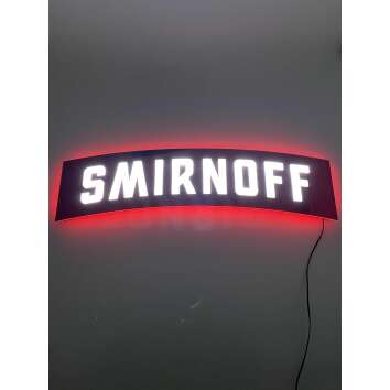 1x Smirnoff Vodka illuminated sign lettering elongated 70...