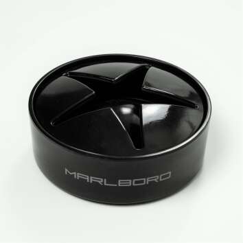 1x Marlboro cigarette ashtray star black plastic
