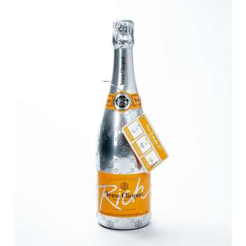 1x Veuve Clicquot Champagne full bottle Rich 0,7l