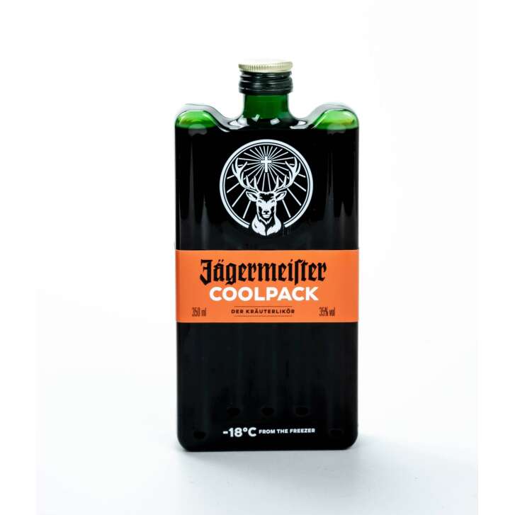 1x Jägermeister liqueur full bottle Coolpack 350ml