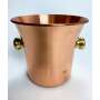1x No Name Champagne cooler metal bucket thin copper