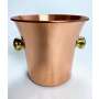 1x No Name Champagne cooler metal bucket thin copper