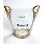 1x Ruinart champagne cooler single transparent with gold