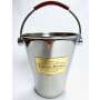 1x Laurent Perrier Champagne cooler metal bucket with leather strap