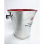 1x Taittinger Champagne cooler metal bucket with red