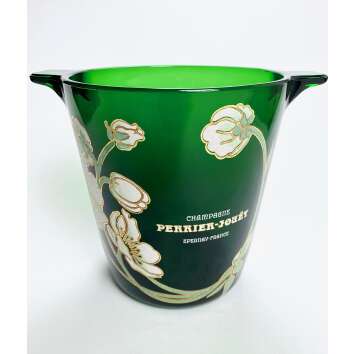 1x Perrier Jouet Champagne cooler glass Belle Epoque green