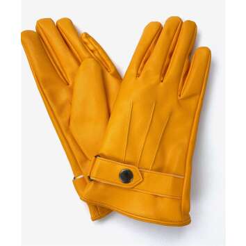 1x Veuve Clicquot Champagne Gloves Leather Ladies Orange
