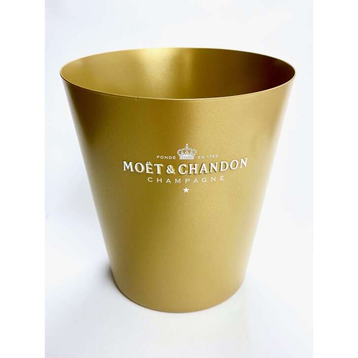 1x Moet Chandon Champagne Cooler Metal Gold Single