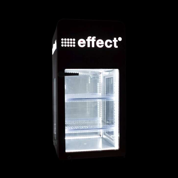 Effect Refrigerator 360 Degree Cooler 78L Eco LED Luminated Fridge Beverage Cooler