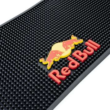 Red Bull bar mat XL 60x30cm draining mat Runner Mat...