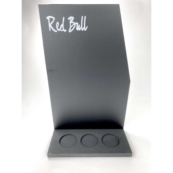 1x Red Bull Energy chalkboard 36x23cm black with can holder