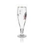 6x Angel Beer Glass 0,3l Exclusive Goblet Glasses Set Gold Rim Brewery Gastro