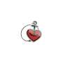 Astra key ring heart accessory jewelry decoration keychain car house ring