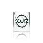 6x Sourz liqueur glass shot glass skull plastic