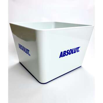 1x Absolut Vodka cooler white without lid without OVP
