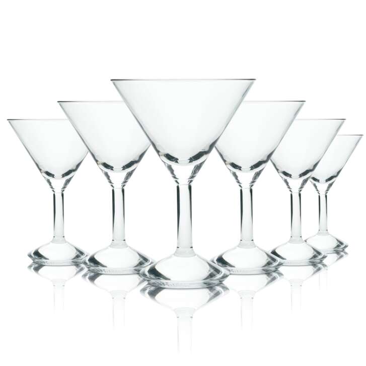 6x Absolut Glass 0,16l Martini Bowl Glasses Aperitif Vodka Gastro Longdrink Bar