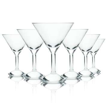 6x Absolut Glass 0,16l Martini Bowl Glasses Aperitif...